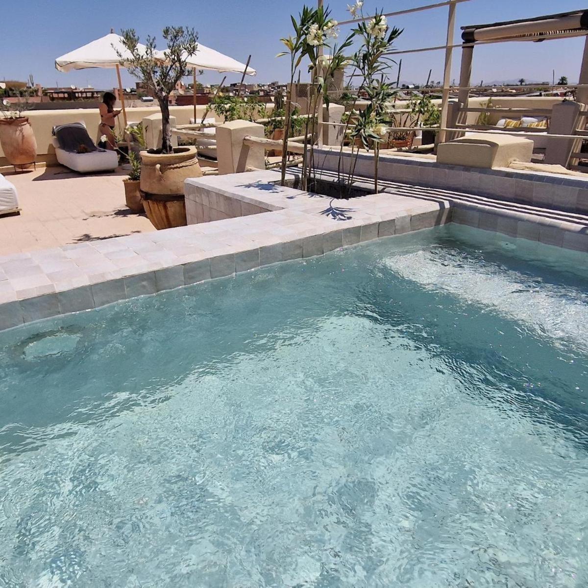 Le Singe Rose Bed and Breakfast Marrakesh Eksteriør billede