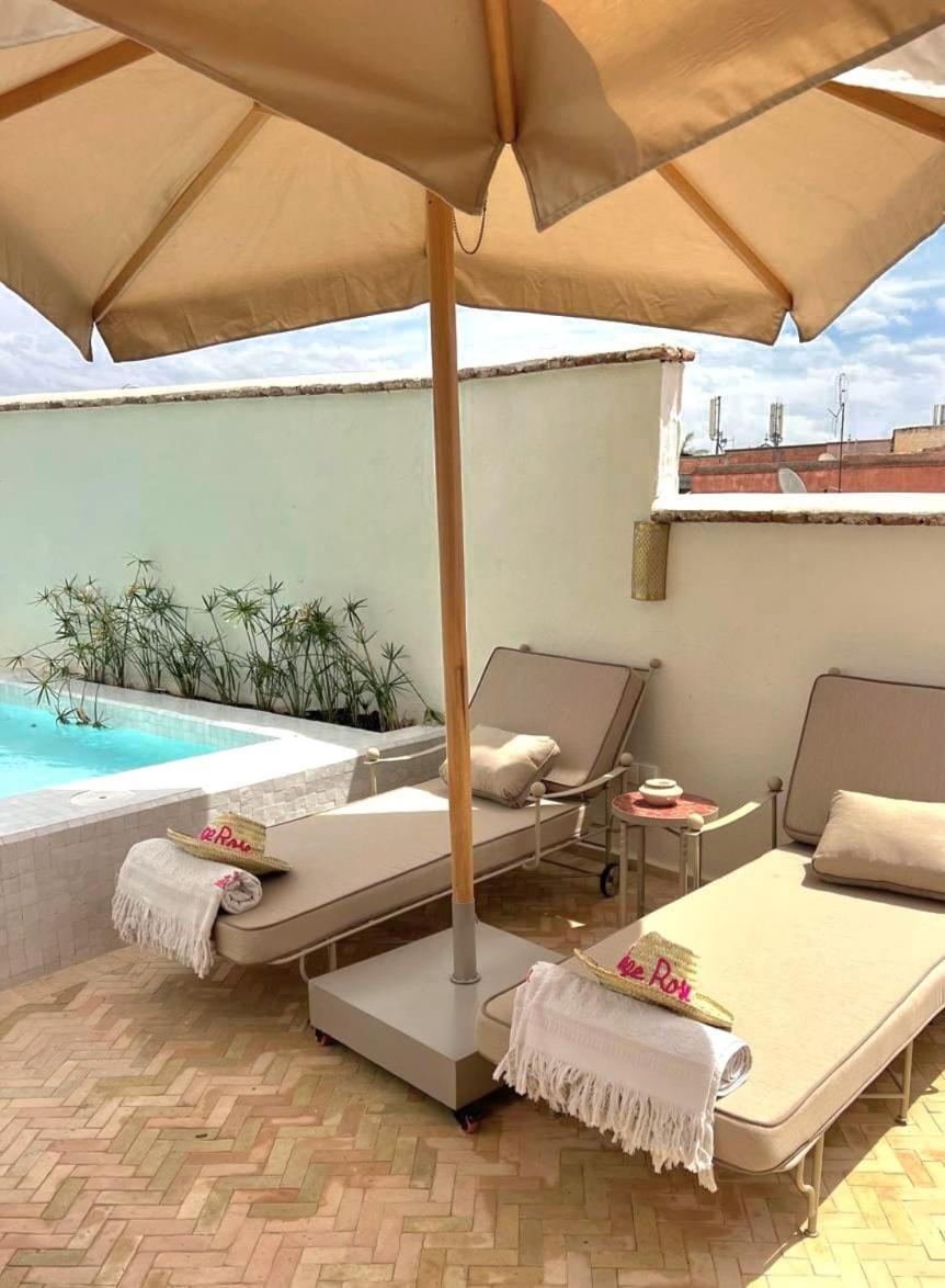 Le Singe Rose Bed and Breakfast Marrakesh Eksteriør billede
