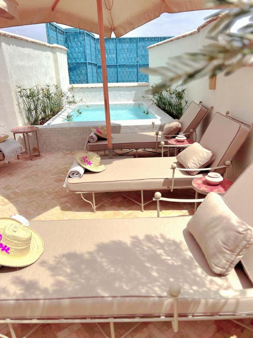 Le Singe Rose Bed and Breakfast Marrakesh Eksteriør billede