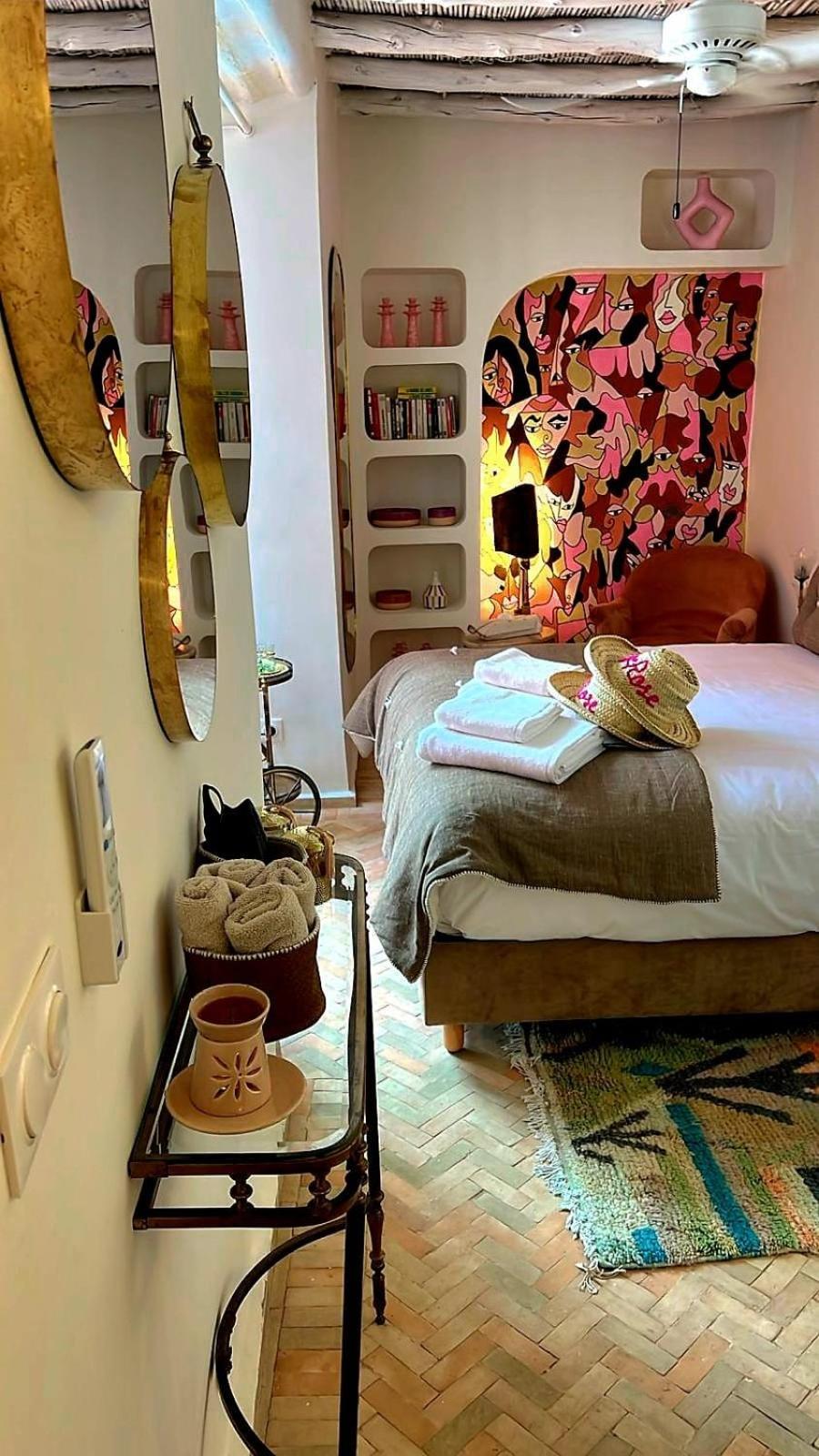 Le Singe Rose Bed and Breakfast Marrakesh Eksteriør billede
